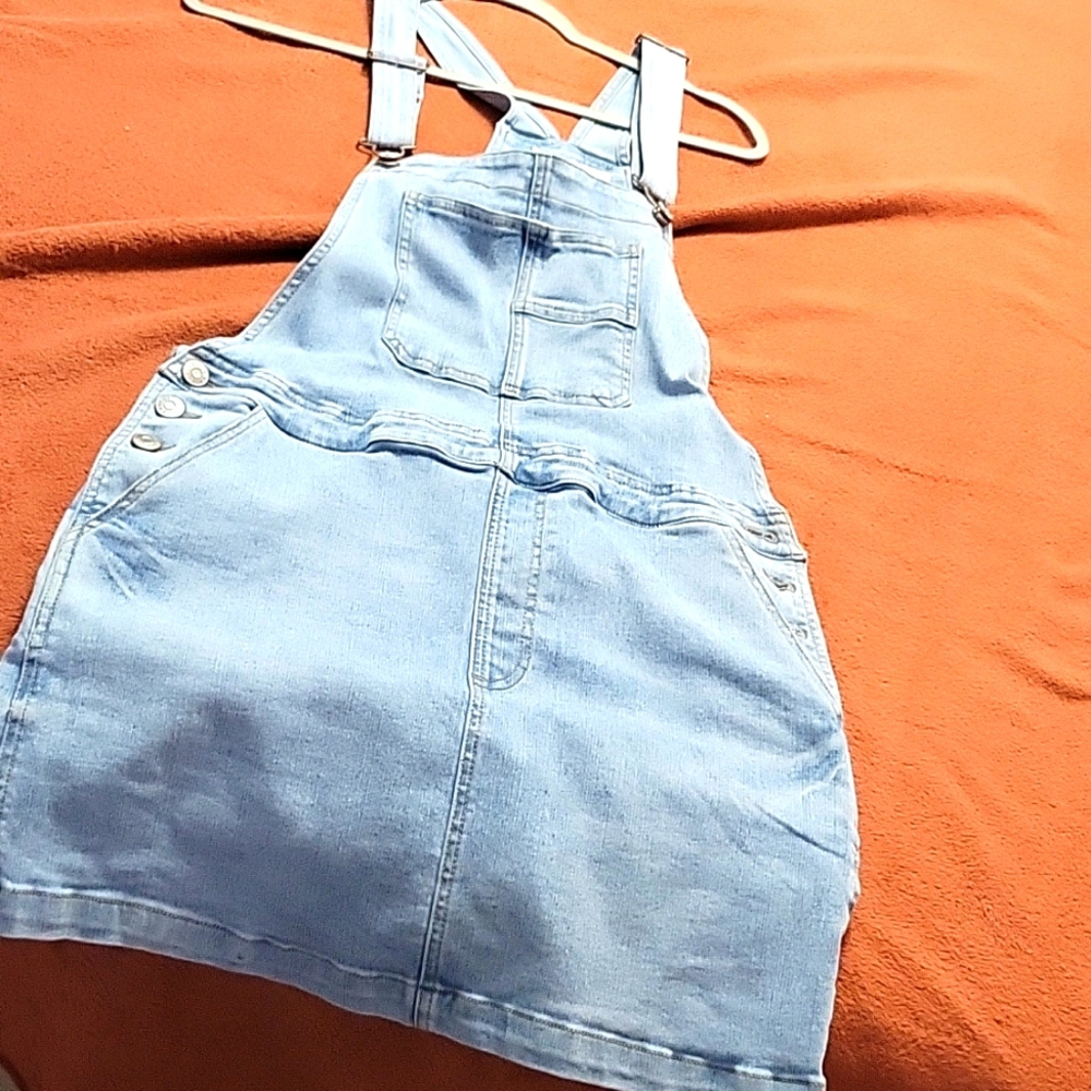 Dress denim overall